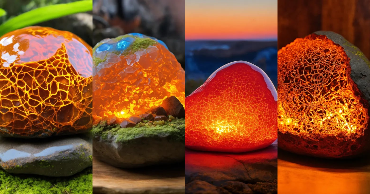 Lexica - Bio organism incandescent squishy large rock