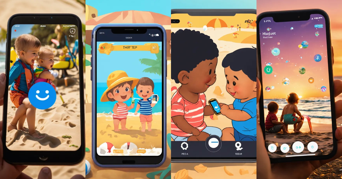 Lexica - The chatGTP icon inside of the phone of a toddler showing ...