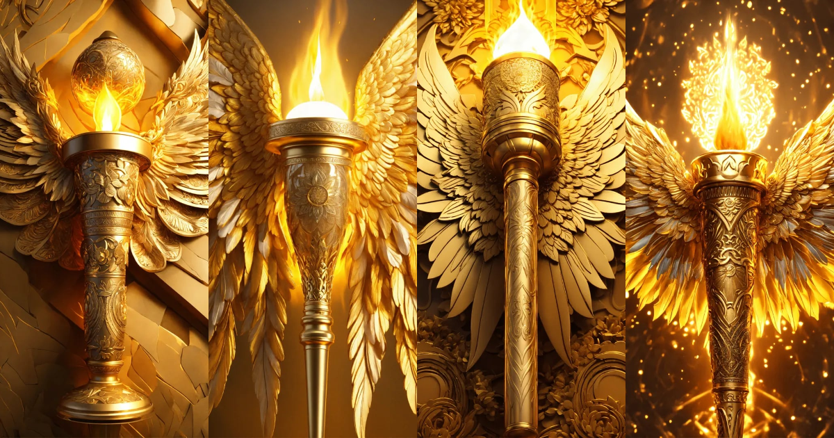 Lexica - Powerful, detailed torch, digital illustration, real, 3D ...