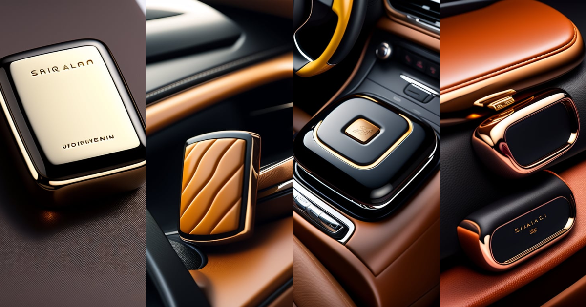 Lexica - Luxury car freshener; square