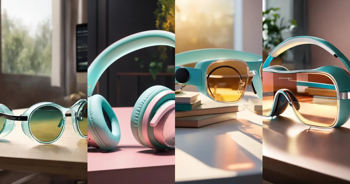 Lexica - A stunning, minimalist, thin, pastel translucent glass AR ...