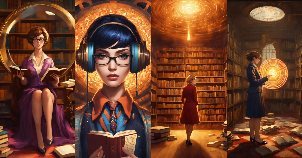 Lexica - Powerful hypnotizing librarian