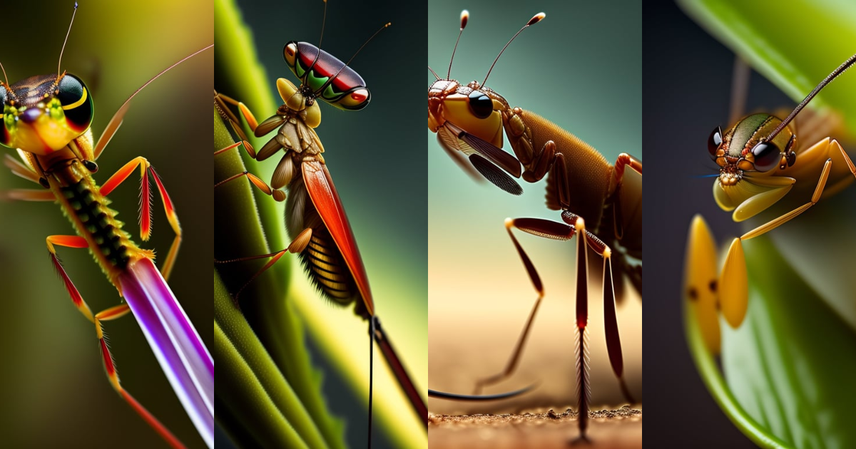 Lexica - A prey mantis holding a sword