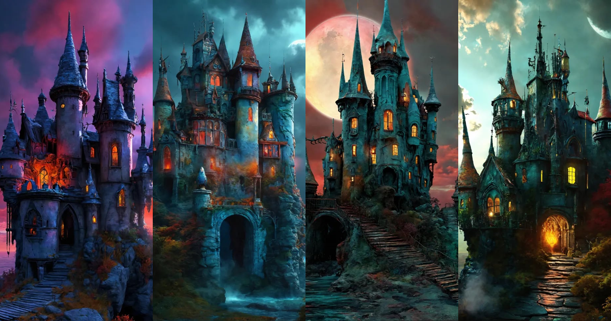 Lexica - Visually Striking Surreal 3D supernatural Fantasy wizards ...