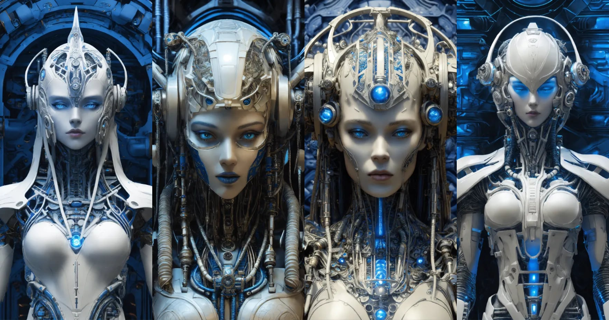 Lexica - Upper Body Extraterrestrial mechanical deity of storms in ...