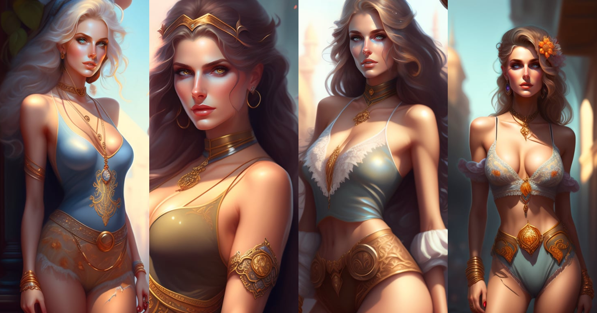 Lexica - Anthropomorphic personification of love wearing tank top and ...