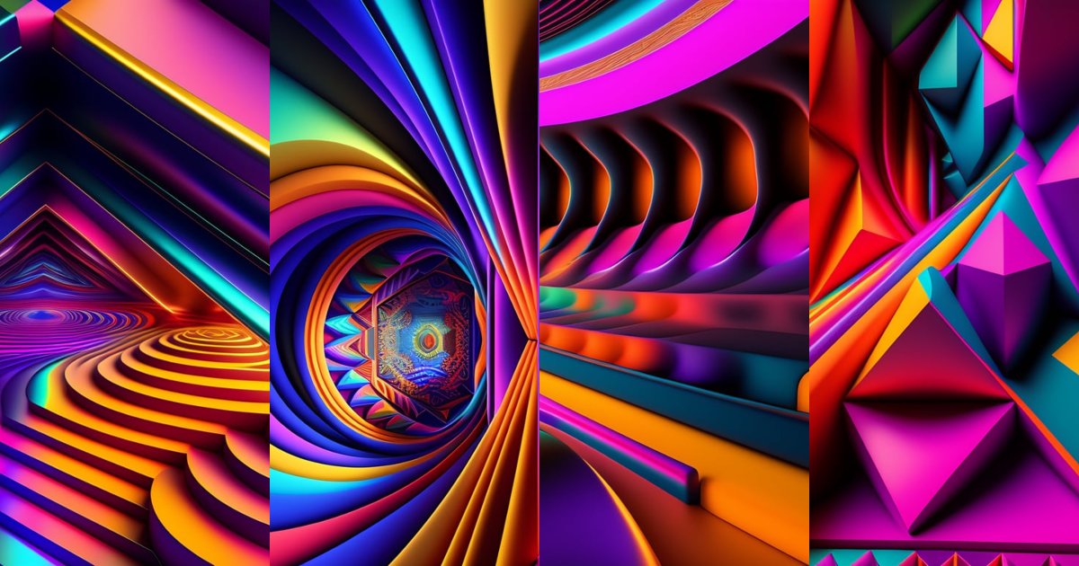 Lexica - The most psychedelic geometric patterns imaginable, intricate ...
