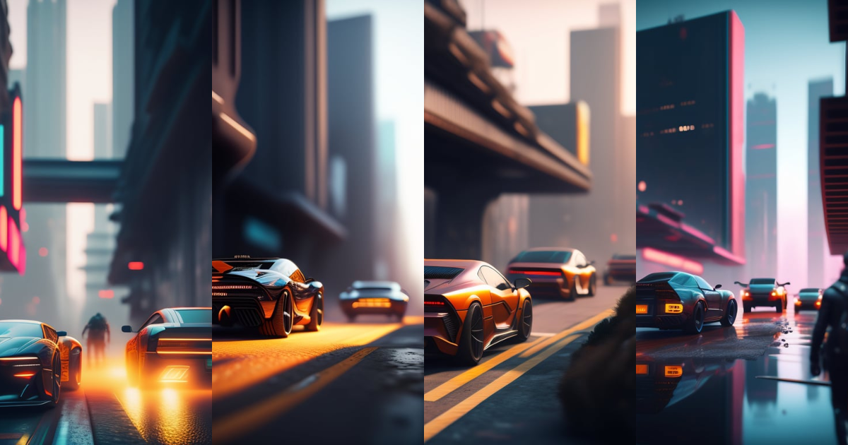 Lexica 8k Sifi City Background Fully Detailed Flying Sifi Cars