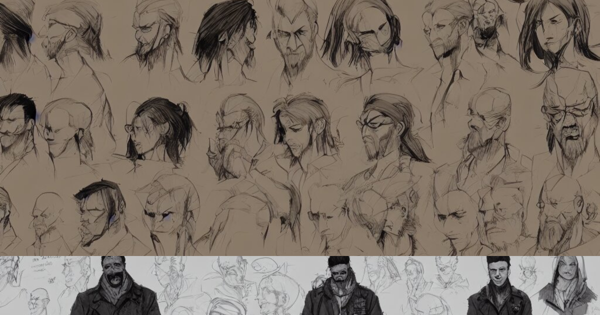 Lexica - H. levi smiley character sheet, concept design, contrast, kim ...