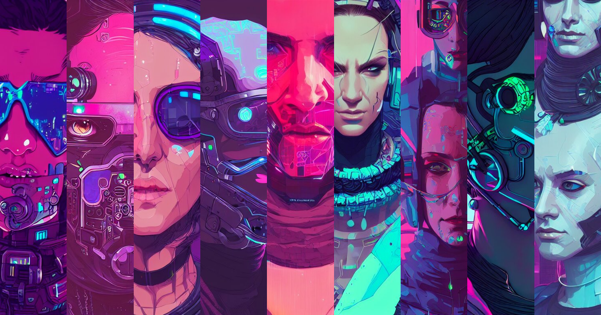 Lexica - A portrait of a cyberpunk raver, cyberpunk!, fantasy, elegant ...