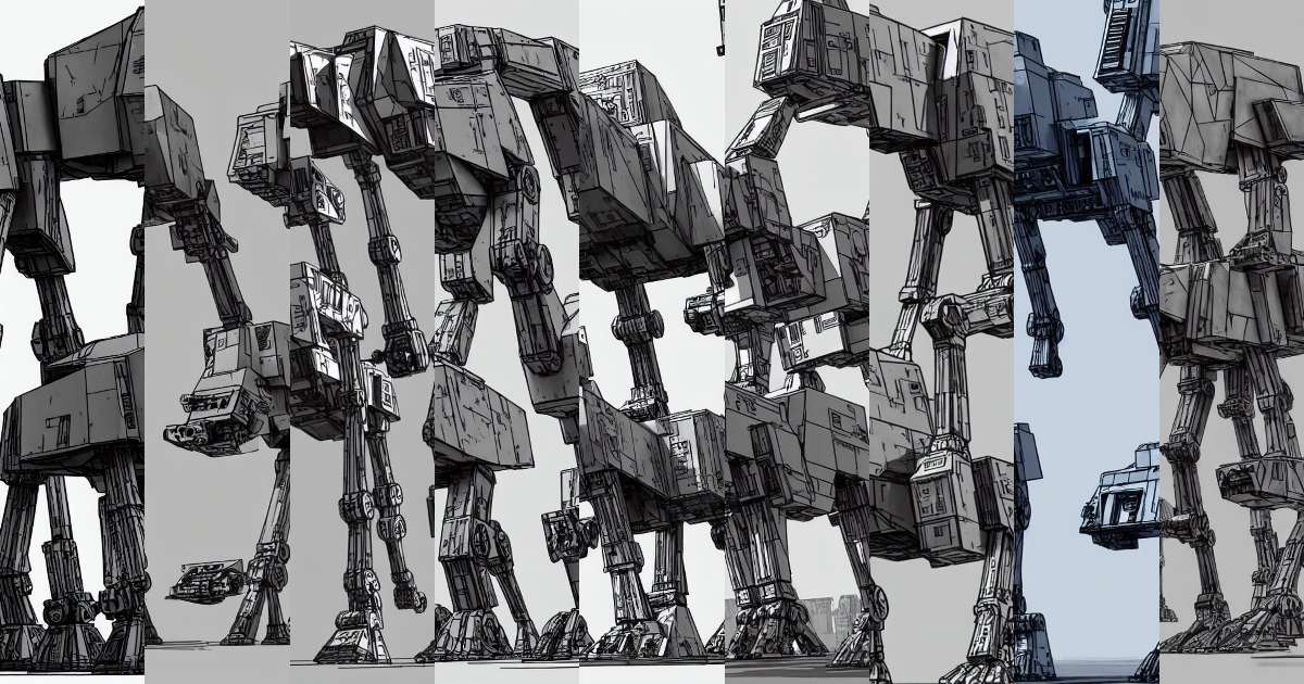 Lexica - Blueprints, boston dynamics, robot, tank, panzer, canon, at ...