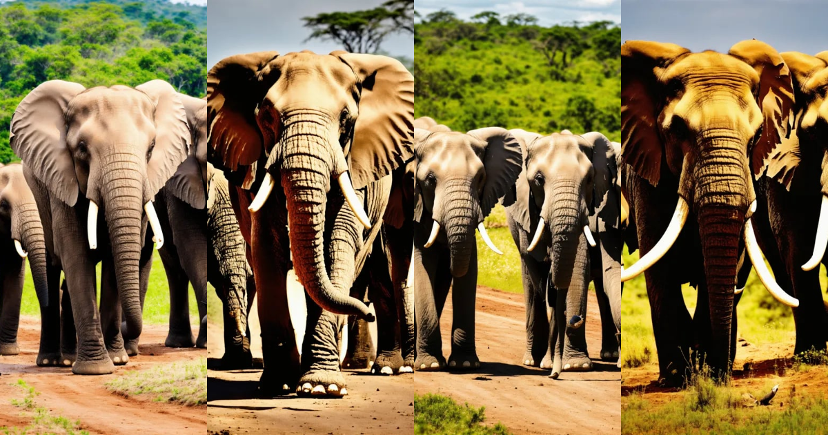 Lexica - Three ELPHANTS with NO tusks that were victims of exploitation ...