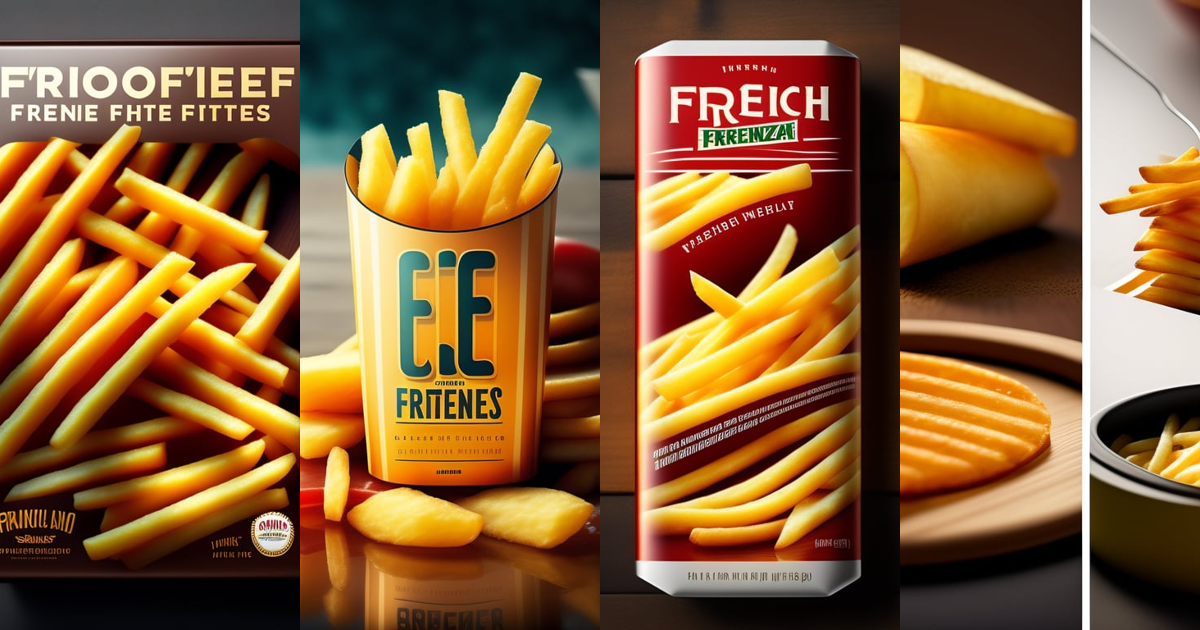 Lexica - Branding for frozen french fries packaging