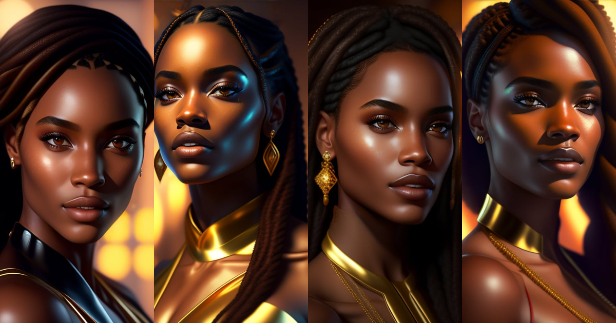 Lexica - A photorealistic hyperrealistic, bright brown eyes, african ...