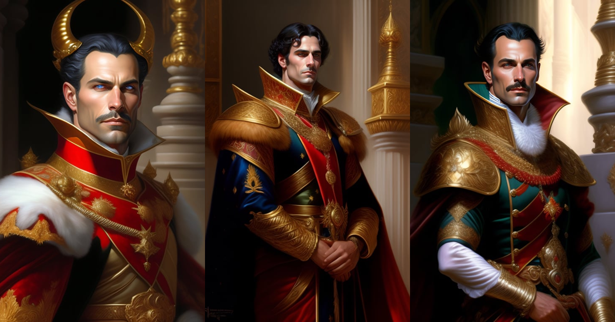 Lexica - Satan Bonaparte as a fantasy D&D character, portrait art by ...
