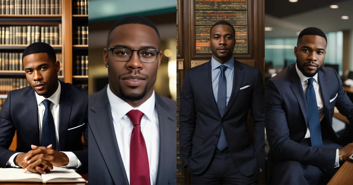 Lexica - A series of photos of black black men in Finance Industry ...