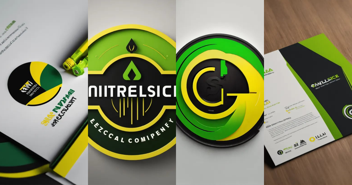 Lexica - Black, green and yellow round logo for a company specialized ...