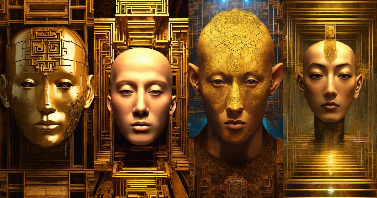 Lexica - Face Taoist christian monk tesseract hypercube fractal monk ...
