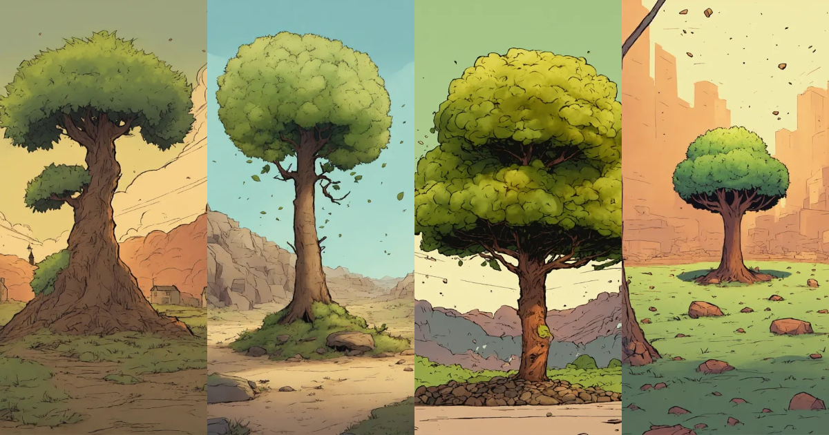 Lexica - Angry and angry very small tree, comics