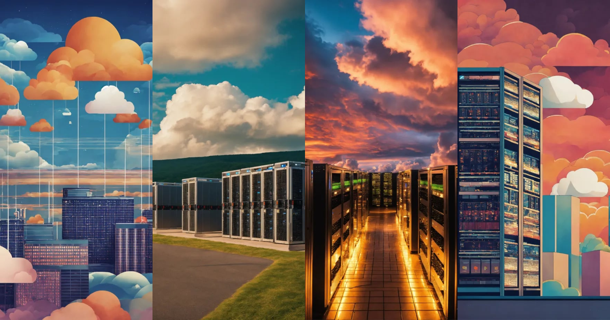 Lexica - IT poster servers network clouds