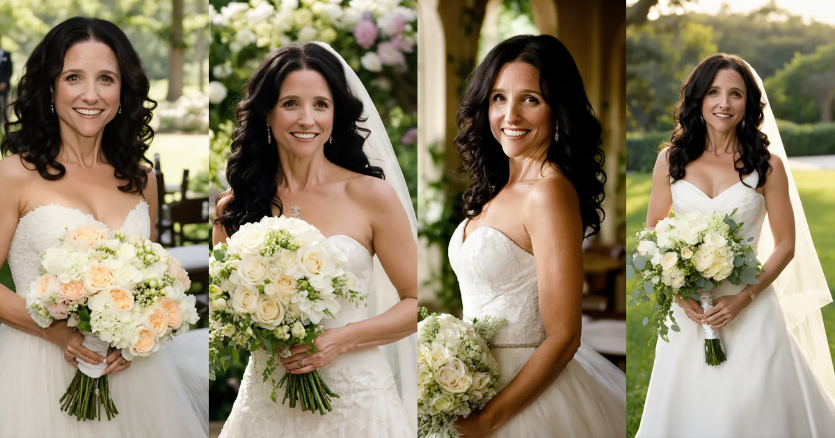 julia louis dreyfus bridesmaid dresses Julia Louis-Dreyfus is sharing her wedding dress inspiration