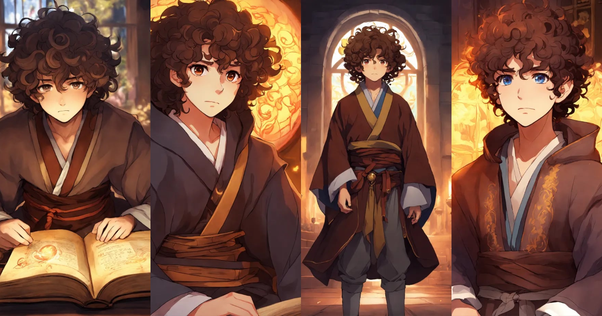 Lexica Anime, character art, high fantasy, a 13yearold boy, peasant