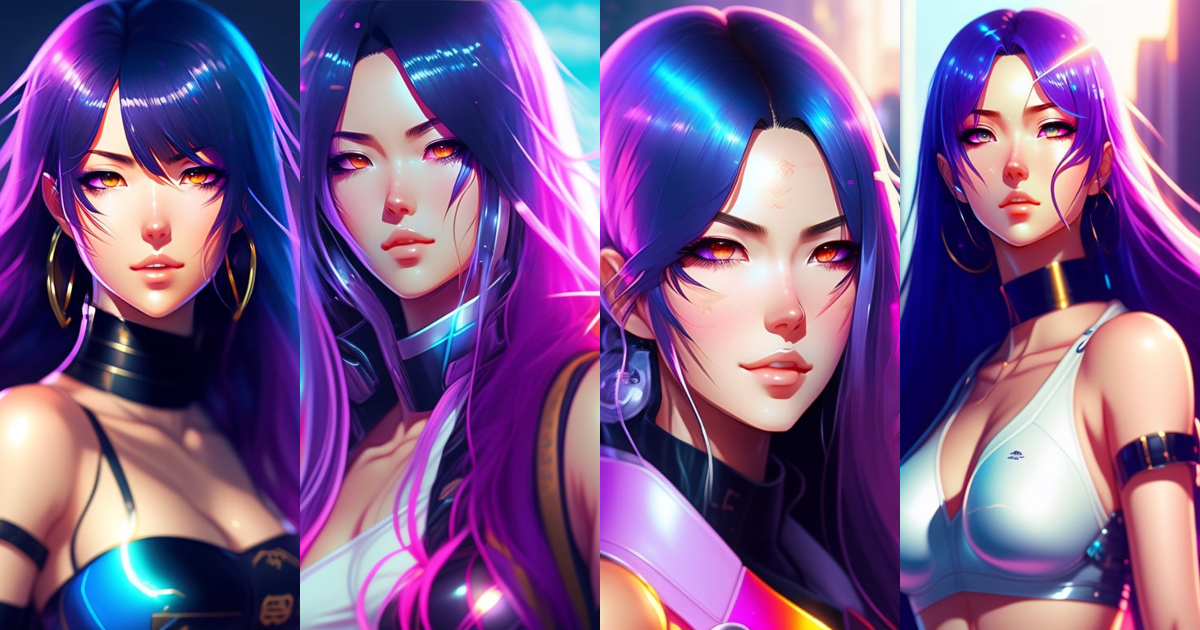 8500+ Cyberpunk Anime Visual Novel Characters, Outfits, Hairstyles &  Expressions