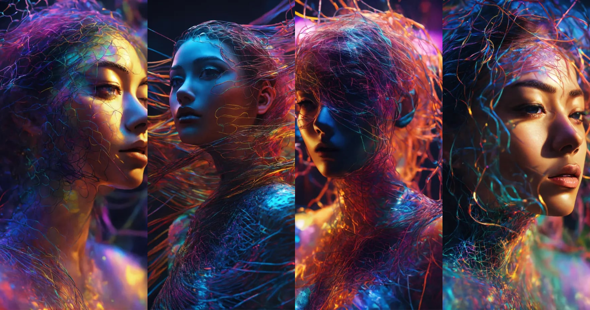 Lexica - Hyper realistic Abstract style mysterious figure emerges from ...