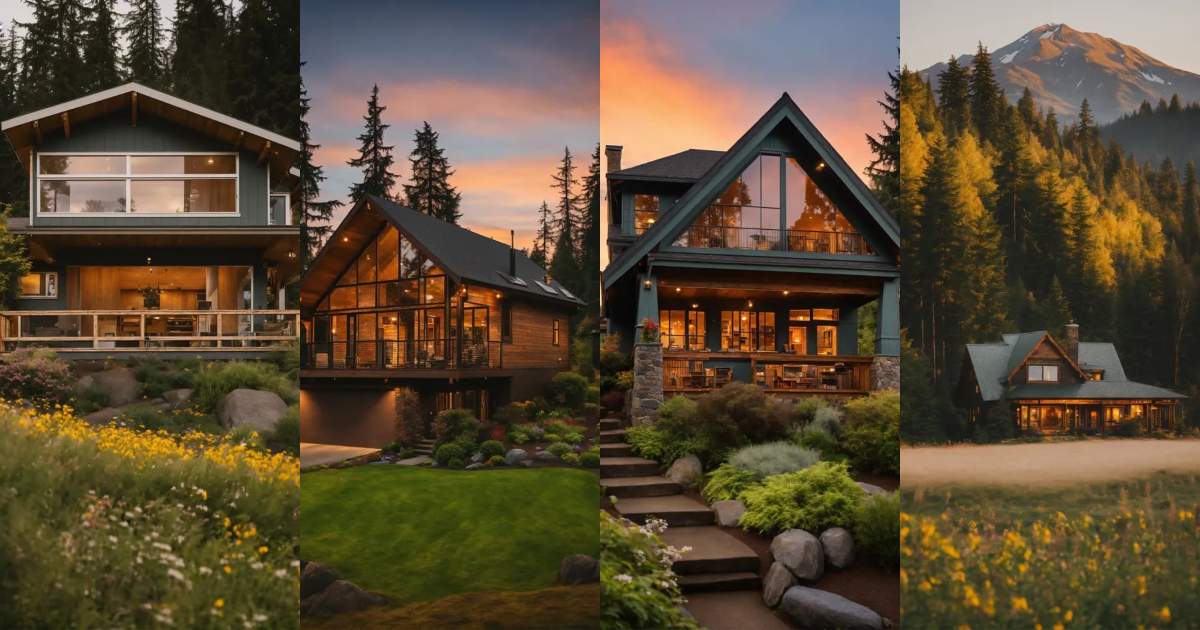 Lexica - A image of a pnw home