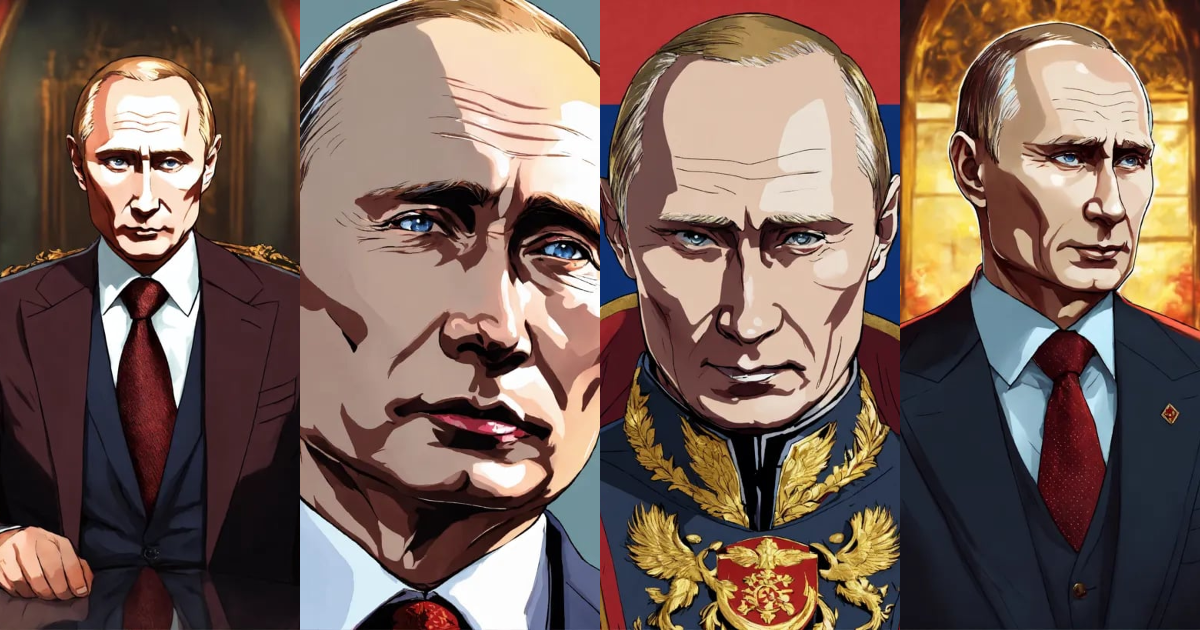 Lexica - Vladimir putin in evil anime style