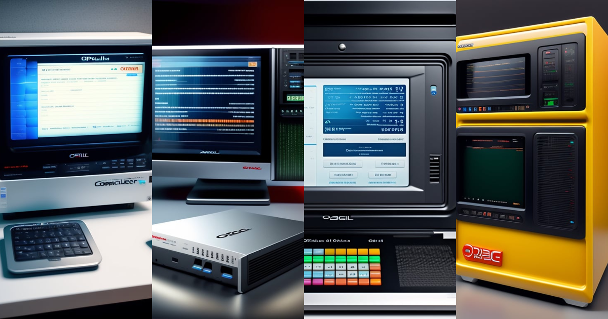 Lexica - Computer with label oracle vbcs and oracle JET
