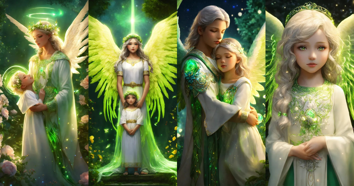 Lexica - 2 Guardian Angels, one is a boy and the other angel is a 7 ...