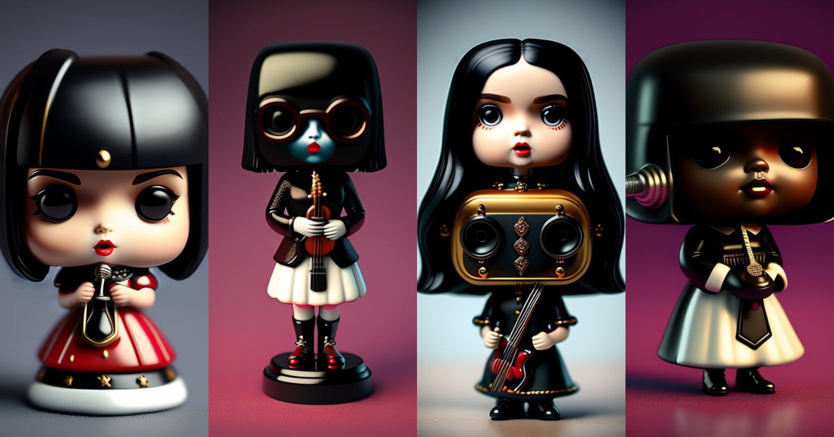 Lexica - Funko pop miercoles addams