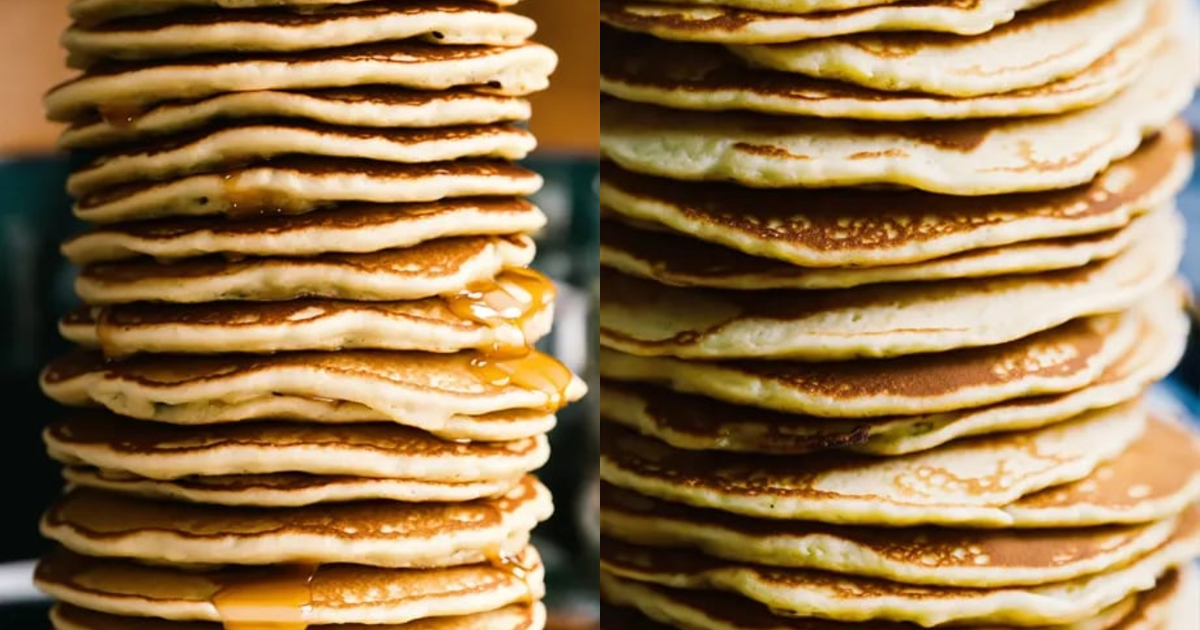 Lexica - A photo of a very tall stack of pancakes, portra 400