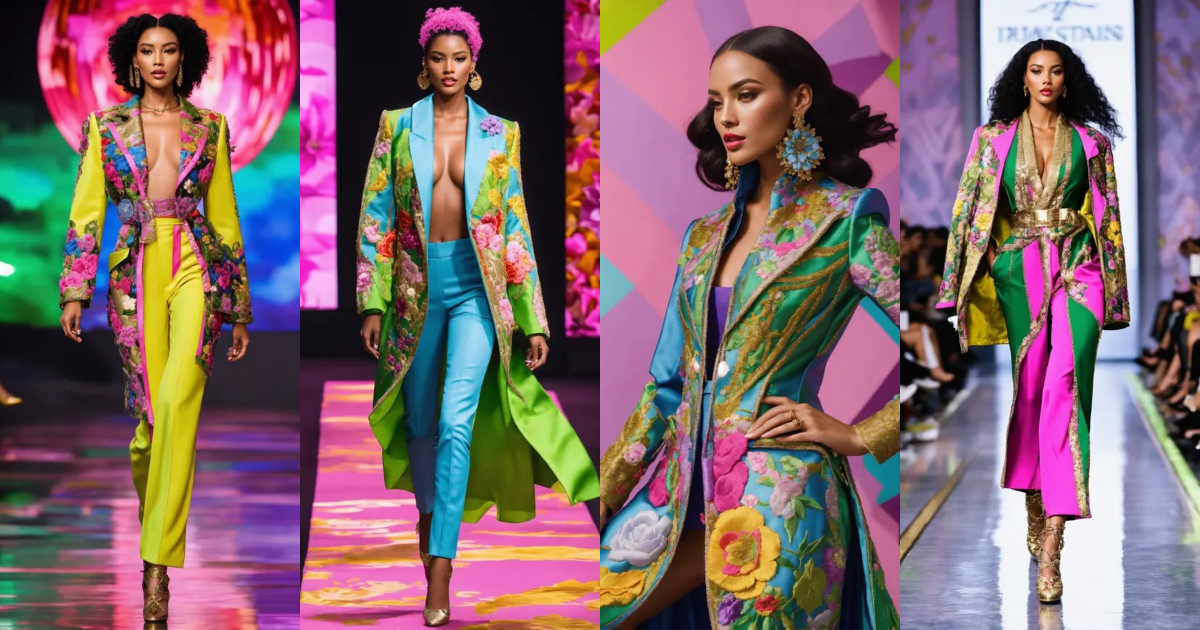 Lexica Ultra realistic full body photo of a stylish beautiful model walking the runway