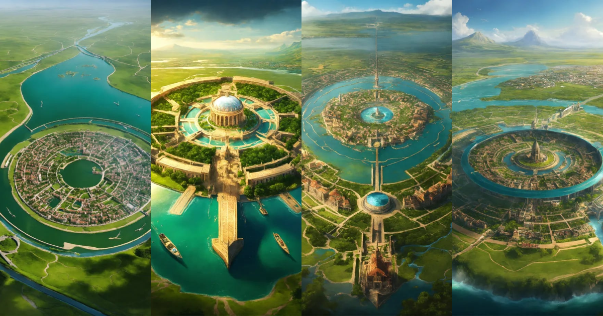 Lexica - Capital city surrounded by a large ring of water. . the ring ...
