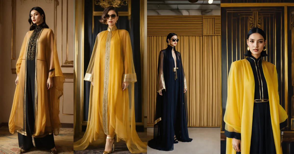 Lexica - Suit art deco kuwait flight new look chiffon organza bisht ...