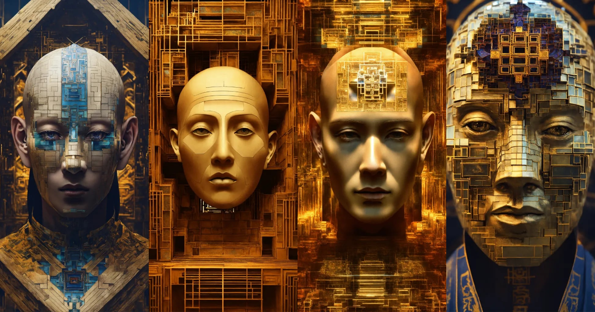 Lexica - Face Taoist christian monk tesseract hypercube fractal monk ...