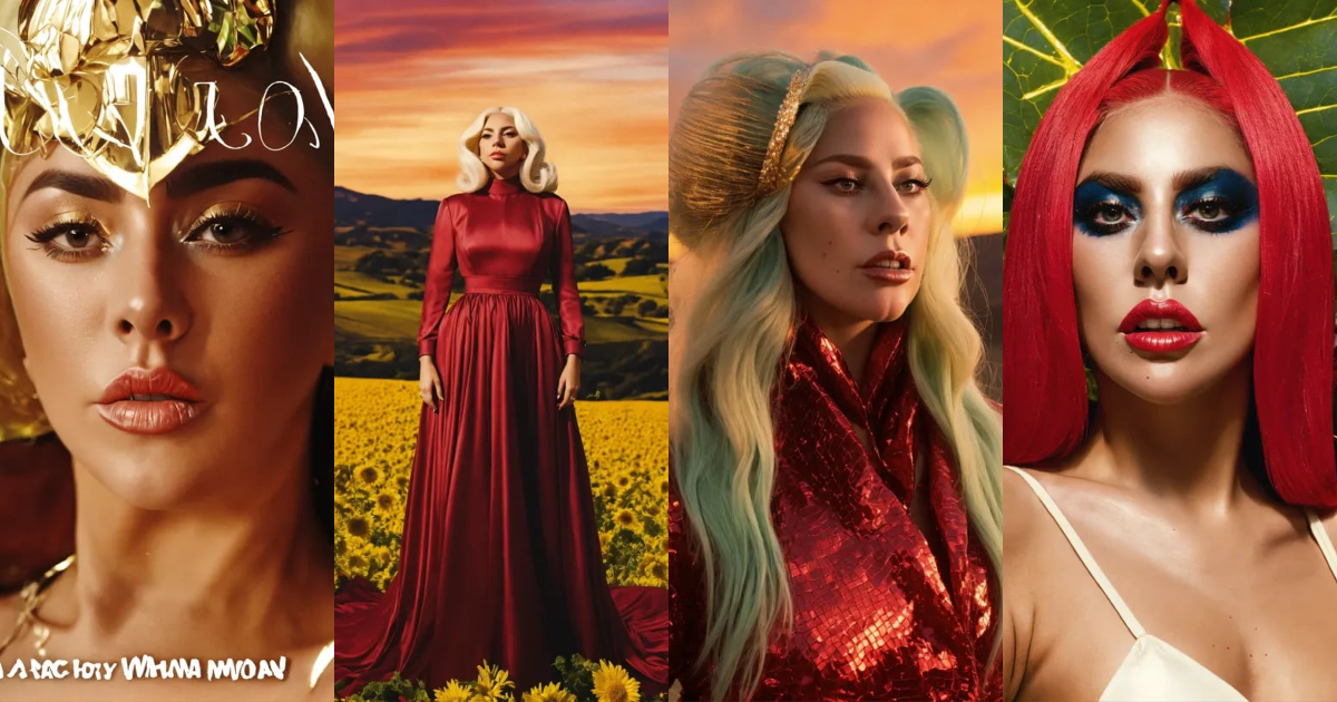 Lexica - A Lady Gaga naturally woman new album cover