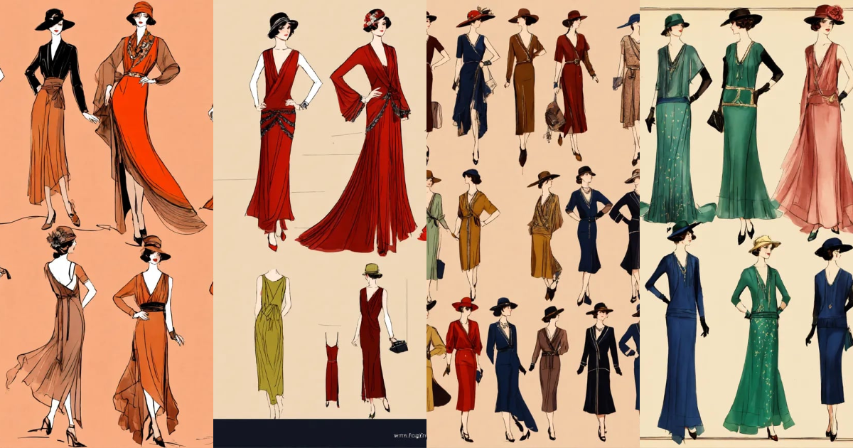 Lexica - Fashion designs, 12 different designs and poses, rough ...