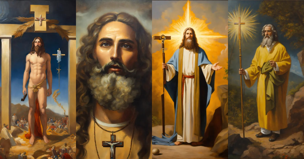 Lexica - Oil painting of a christian fundamentalist's god