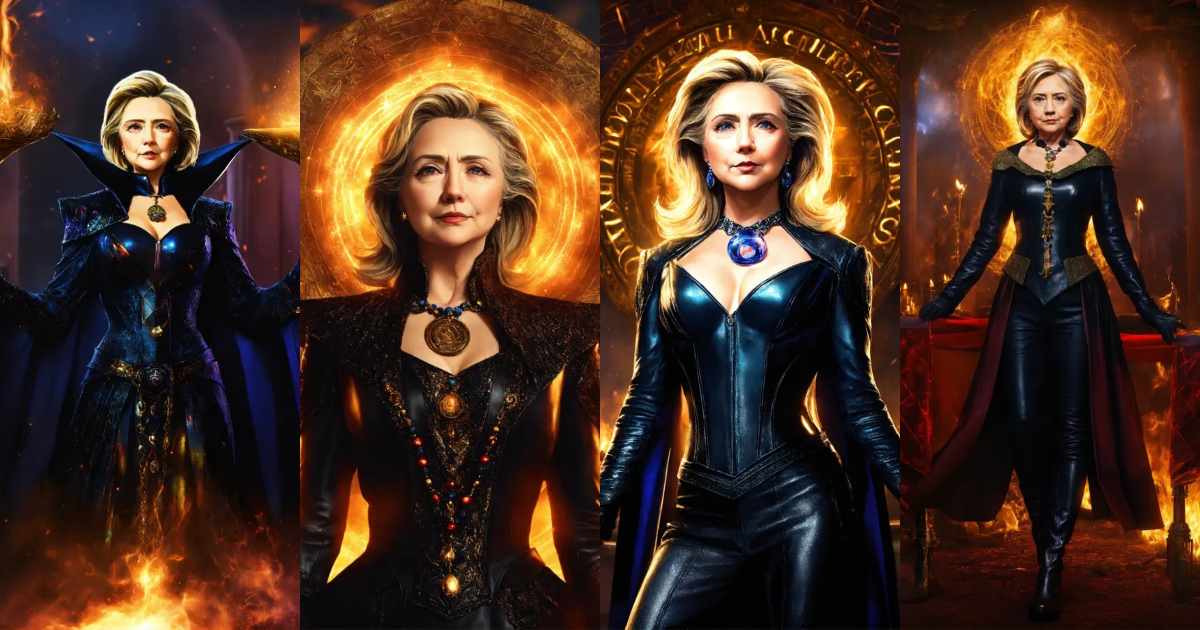 Lexica - Goddess Hillary Clinton as Morgan Le Fay the powerful dark ...