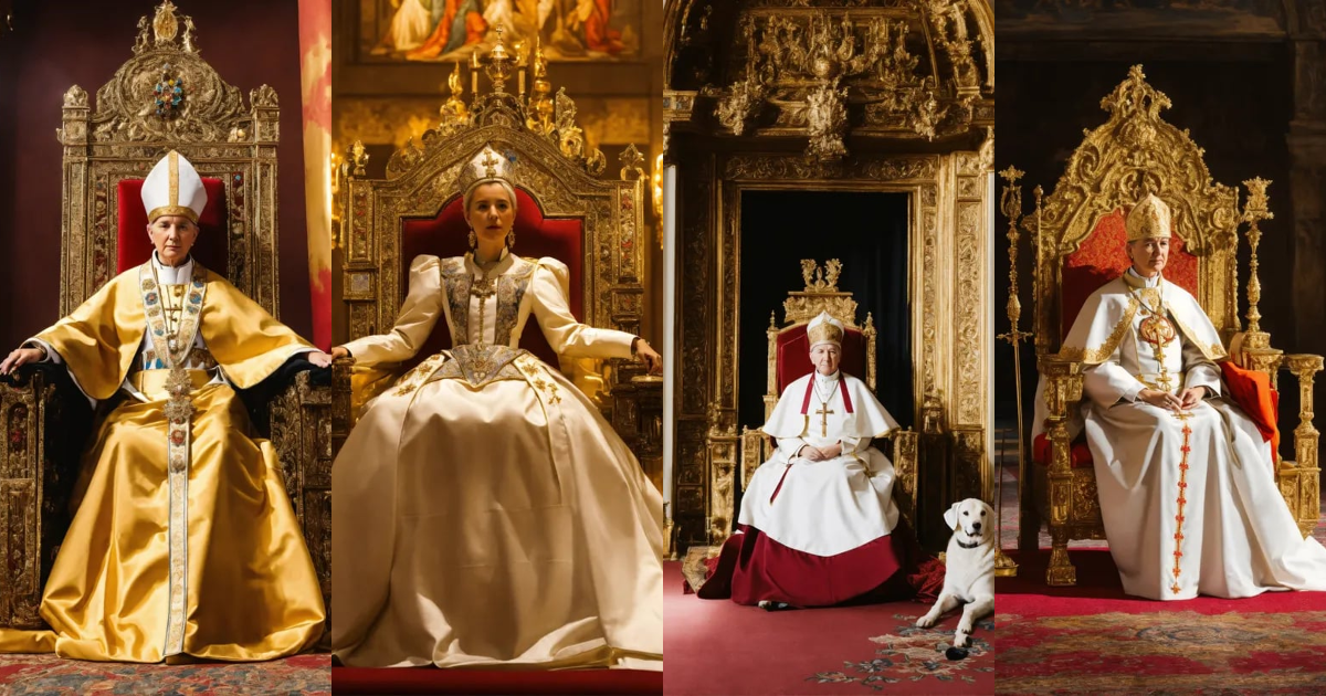 Lexica - A popess on her throne