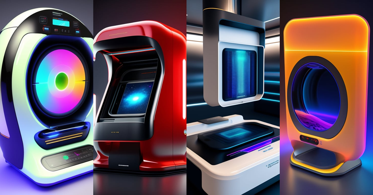 Lexica - Futuristic scanner with 6 layers, holographic sci-fi interface