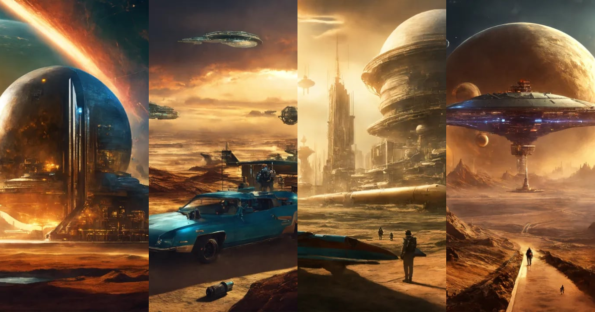 Lexica Create an image for 52 in a science fiction setting.