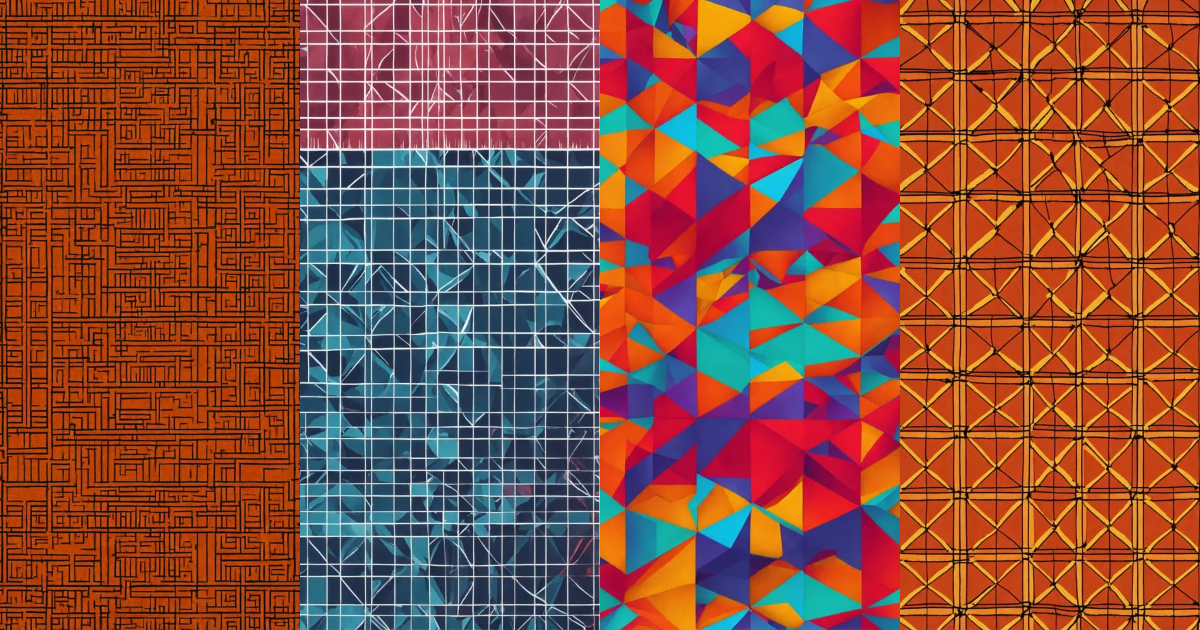 Lexica - A geometric pattern as underlayer for cycling clothes.