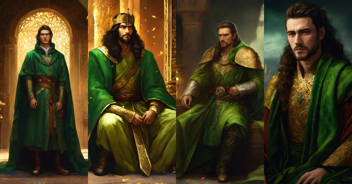 Lexica - Cover for the book in a fantasy style.. A man is tired, sick ...