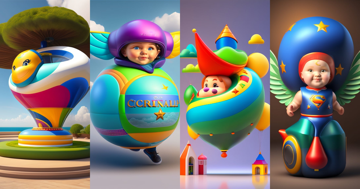 Lexica - Commercial designs for children's inflatables with the name of ...