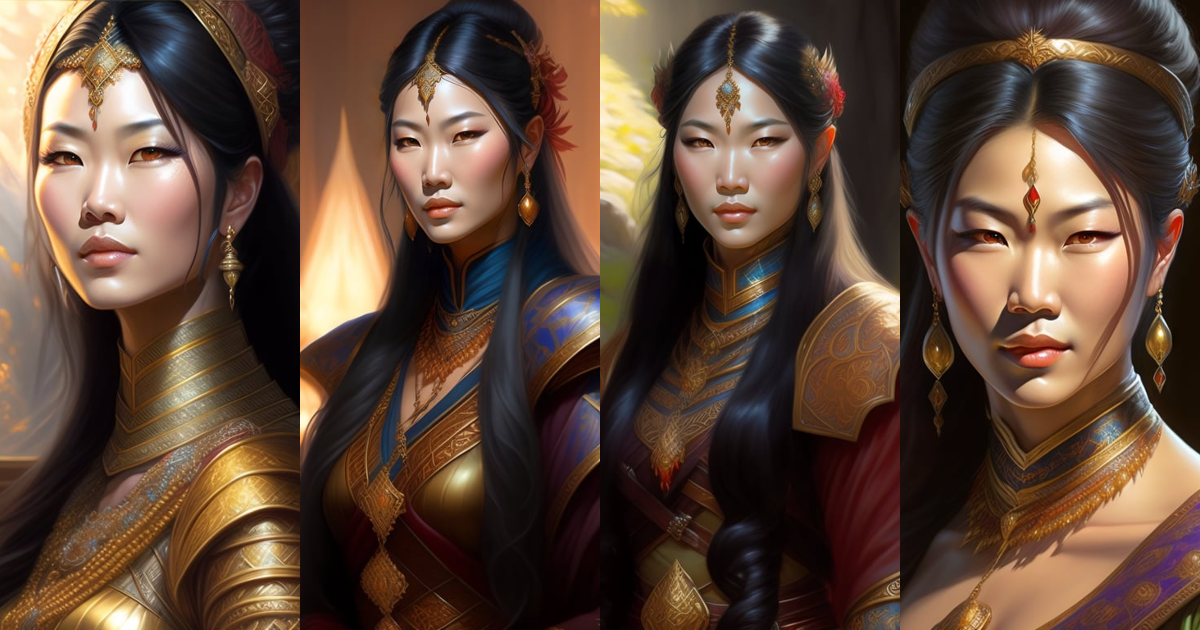 Lexica - Asian fantasy d&d character, portrait art by donato giancola ...