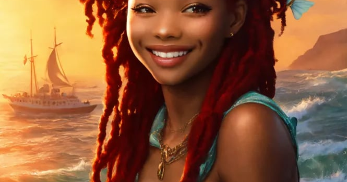 Lexica - Halle Bailey Ariel, Halle Bailey The Little Mermaid, Smiling ...